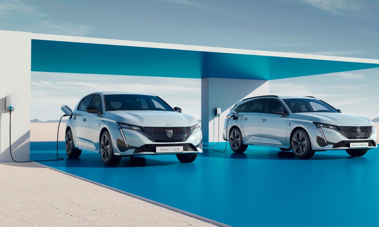 Magyarországon az elektromos Peugeot 308, kombi változatban is