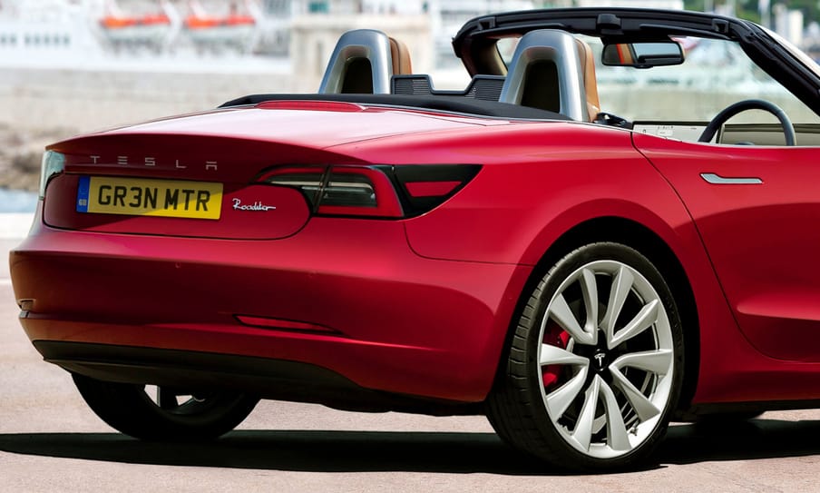 Mint egy elektromos MX-5: íme a nyitható tetejű Tesla Model 3 kupé