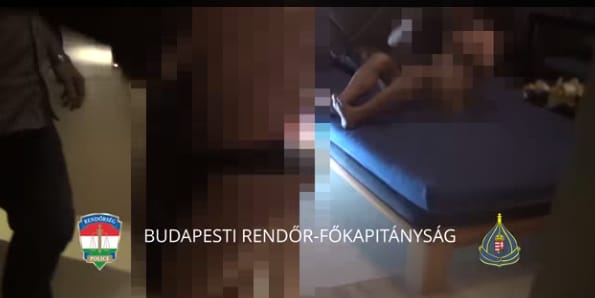 Bordélyházra csaptak le a rendőrök a Váci utcában - videó