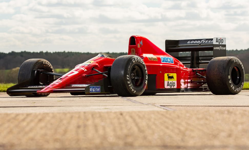 Magyar nagydíjat nyert Nigel Mansell ezzel a Ferrarival, ami most eladó