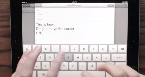 Napi videó - hogyan lehet kényelmesebb a gépelés, iPad-en?