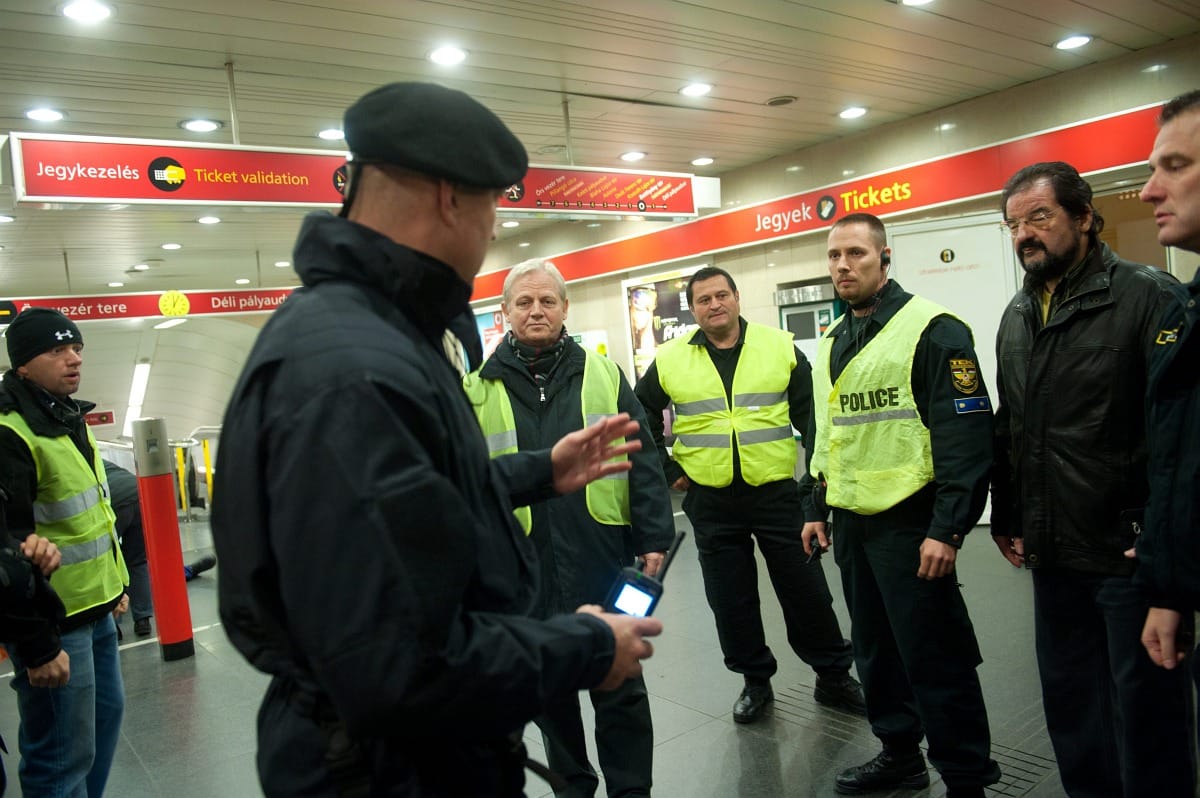 Terrorelhárítási gyakorlat a Batthyány téri metróállomáson