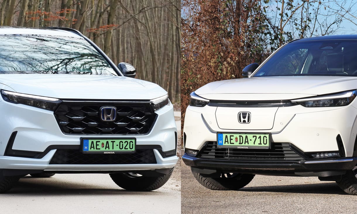Teszt: mit tudnak a legújabb 20-25 millió forintos plugin hibrid és elektromos Hondák?