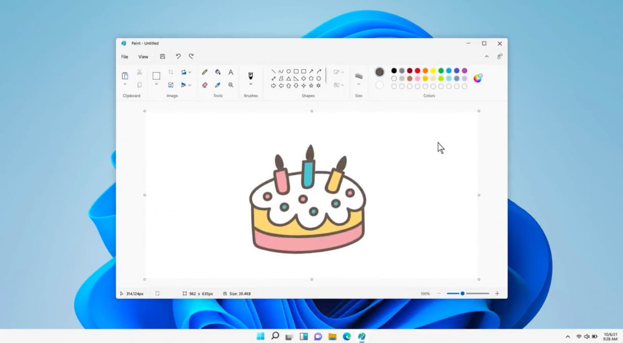 Megváltozik a Paint kinézete a Windows 11-ben, mutatjuk az újat