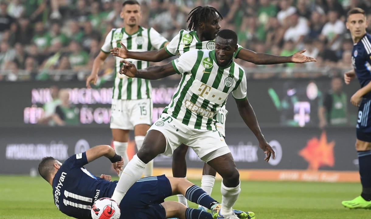 Legyőzte a Slovan a Ferencvárost Budapesten