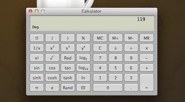 Az OS X Calculator rejtett funkciói: konvertálás, szalag, tudományos- és programozói kiosztás