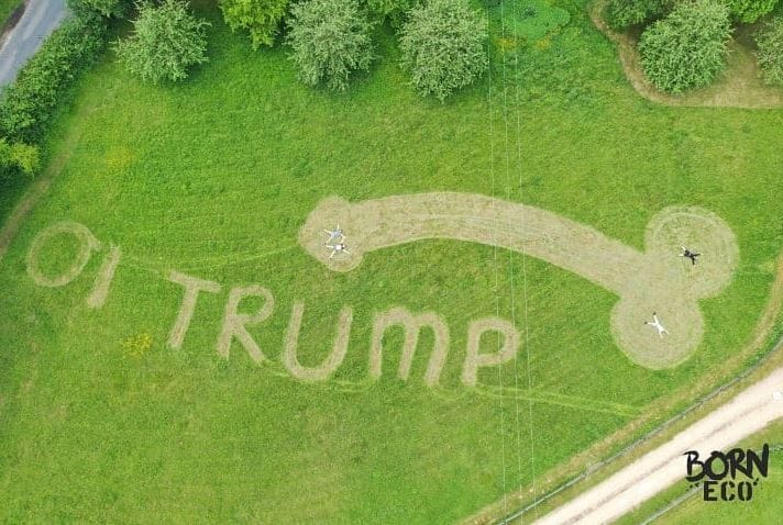 Hatalmas fallosz fogadta Donald Trumpot az Egyesült Királyságban