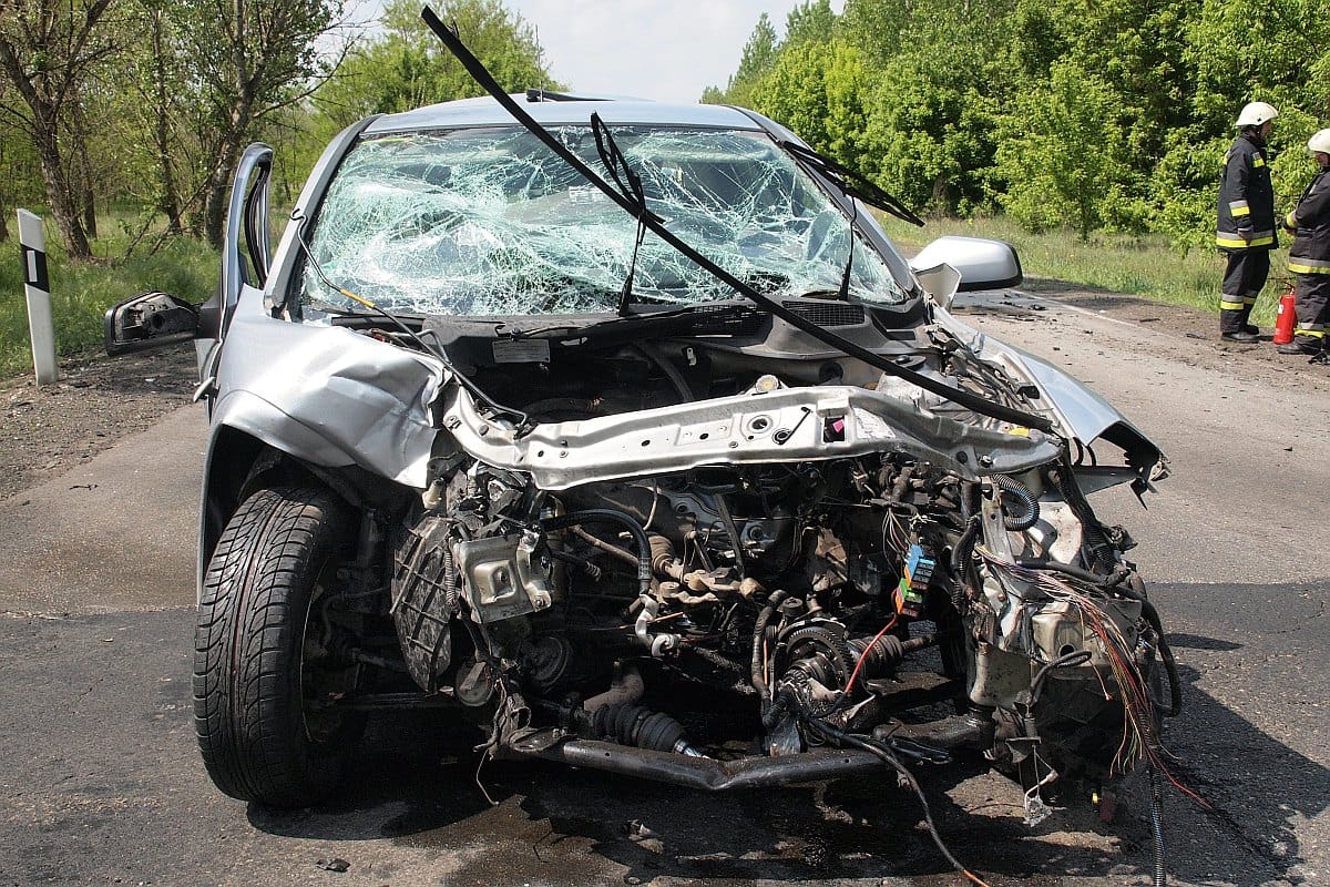Frontális ütközés a 44-es főúton