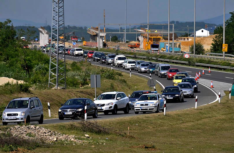 Délután egyig lezárják az M31-es gödöllői szakaszát