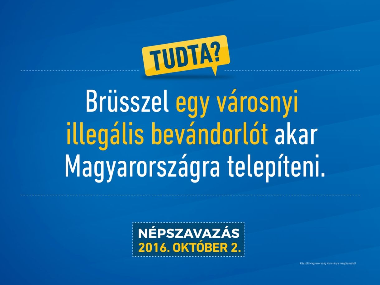 Lesöpörték a kormány menekültes hirdetései miatt emelt kifogást