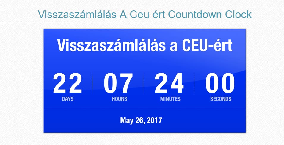 Elindult a visszaszámlálás: Orbánnak 22 napja maradt