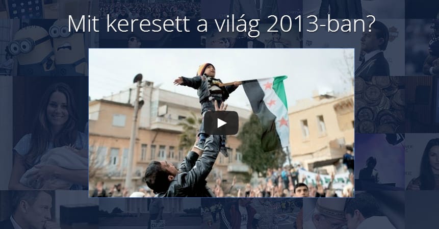 Ezekre kerestek a legtöbben 2013-ban