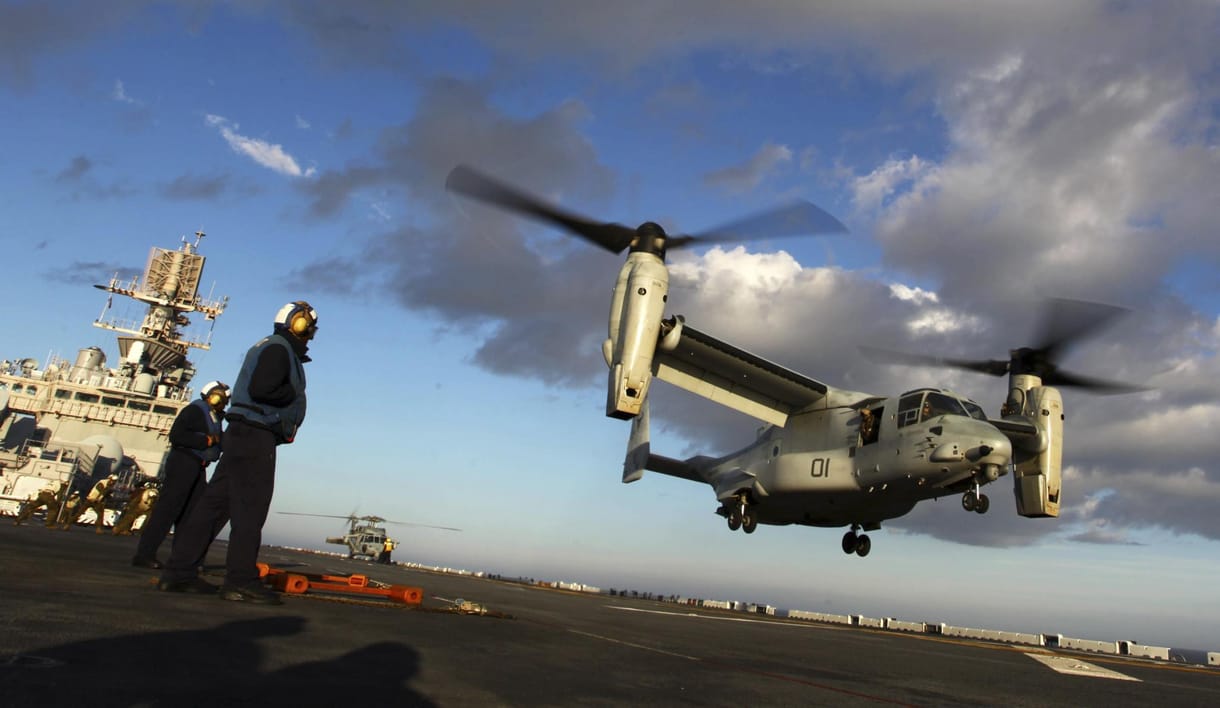 Zöld utat kaptak az Osprey repülők Japánban, az emberek tiltakoznak