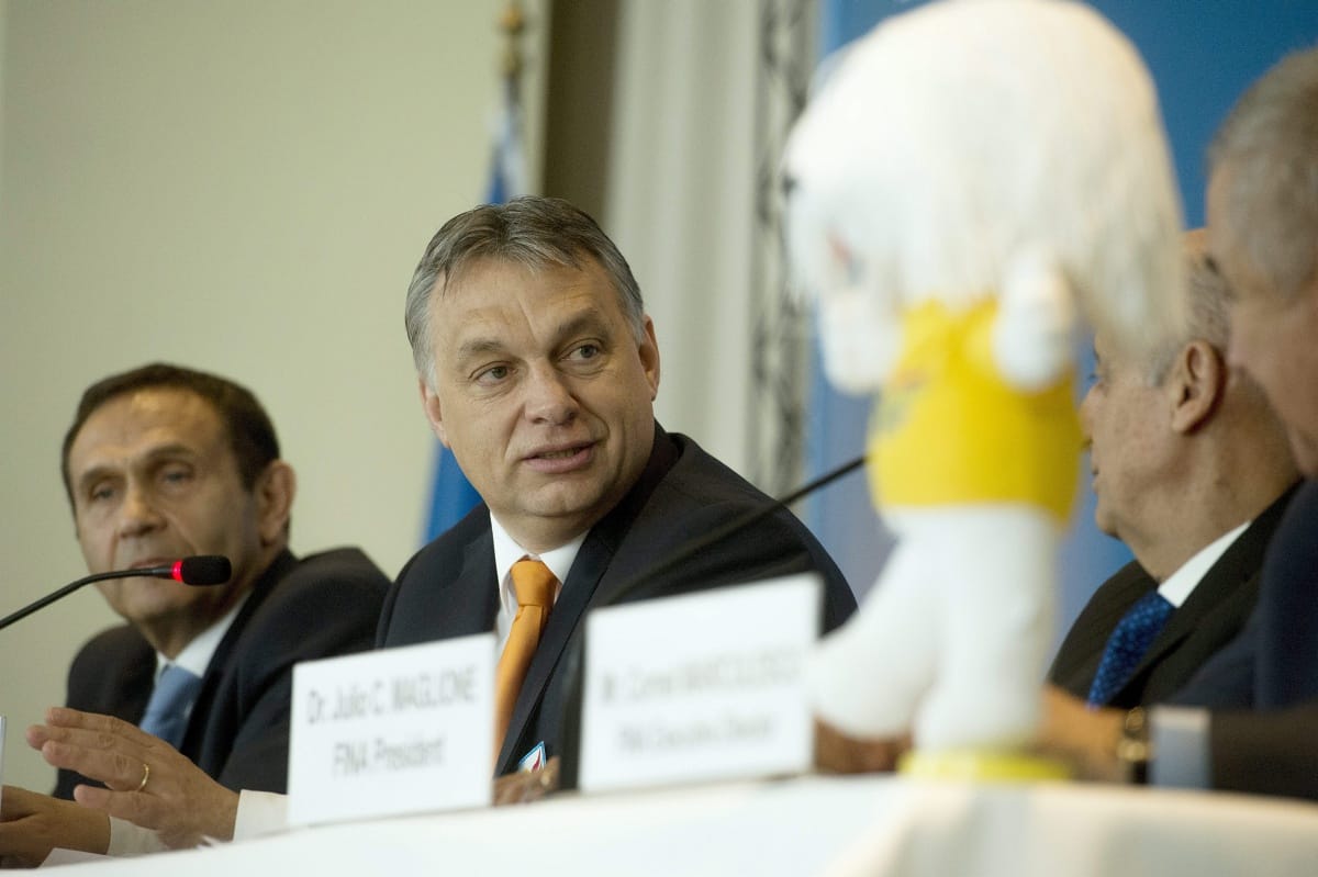 Orbán aláírta a vizes vb-ről szóló megállapodást Svájcban