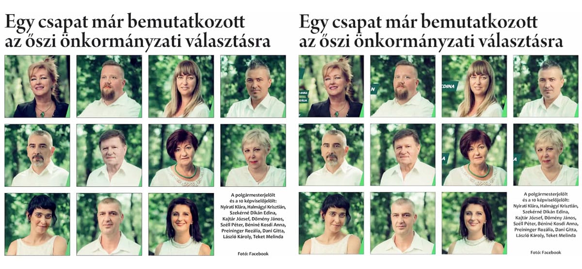 Inkább nem is közöl fényképeket a jelöltekről a manipulálással vádolt Bácskai Napló