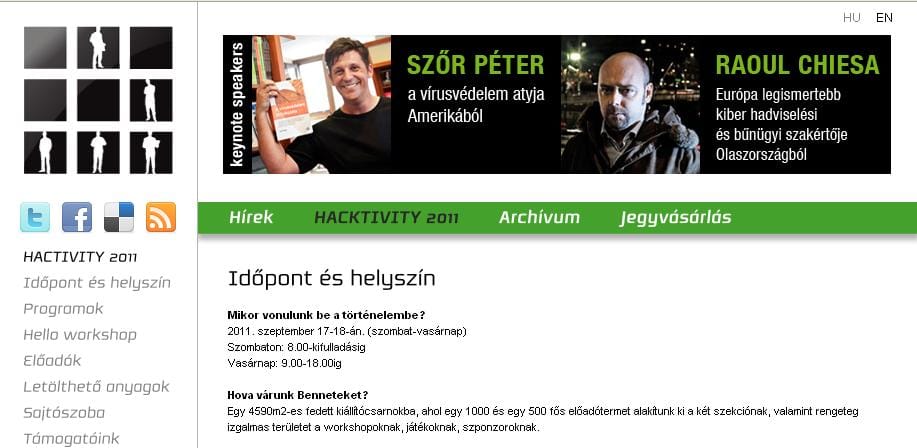 Hackerek készülnek a fővárosba