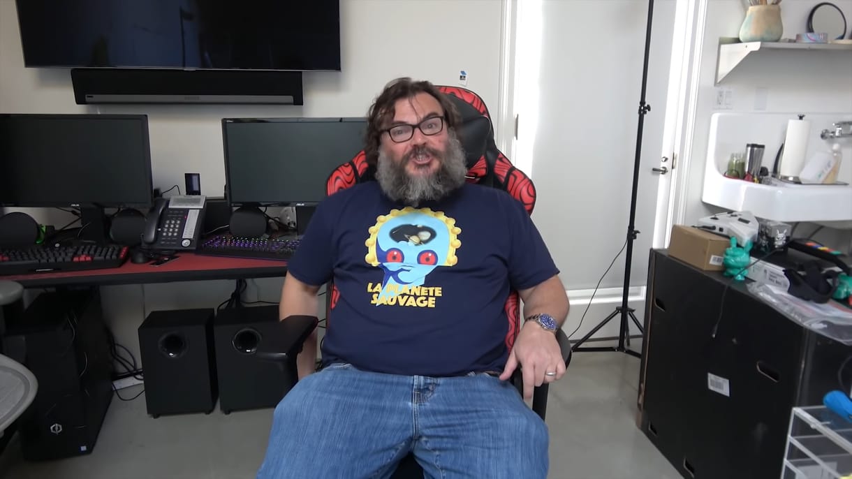 Jack Black YouTube-csatornája felrobbantotta a netet, már 2,5 millióan követik