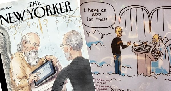 Steve Jobs a mennyország kapujában - New Yorker