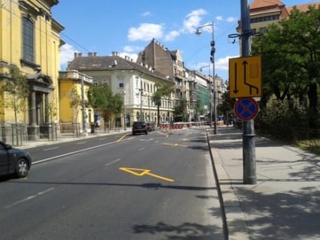 Dugó lehet a Baross utcánál