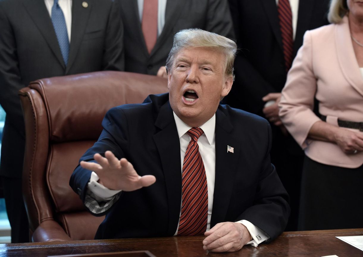 A kínai vagy az orosz fenyegetés helyett a mexikói határvédelemről beszélt Trump
