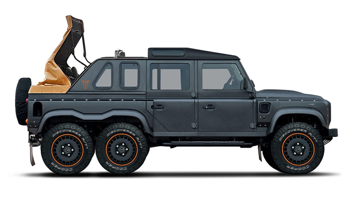 Nettó páváskodás, de páratlanul néz ki ez 6x6-os Land Rover