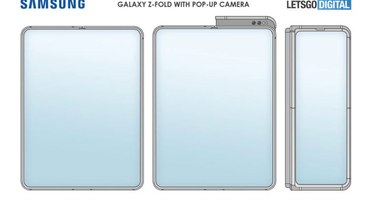 Újabb Samsung-elképzelés: összehajtható telefon felugró kamerával
