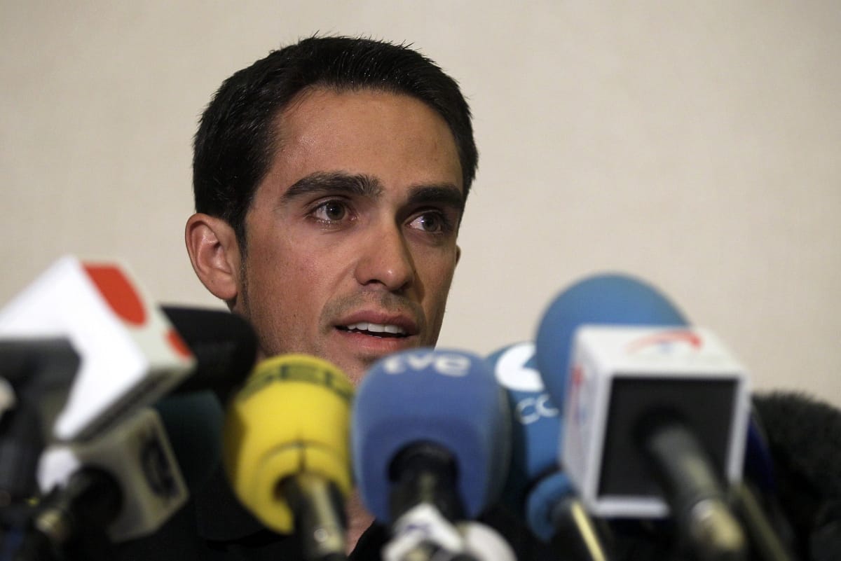 Contador nem fellebbez, bukja a Tourt