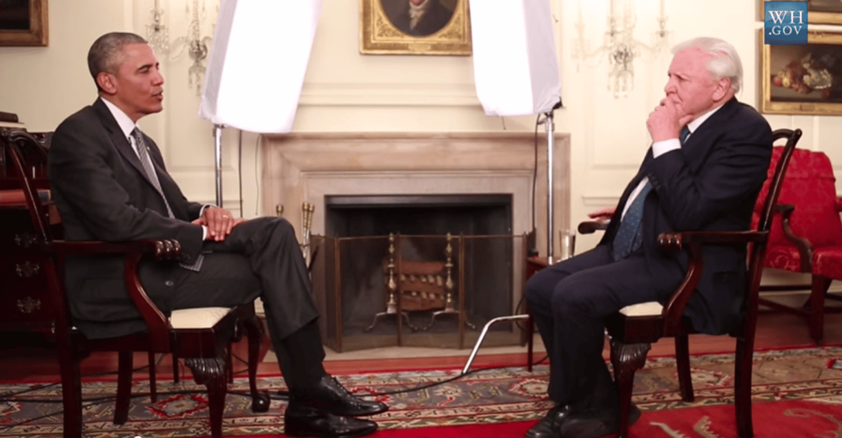 Obama meginterjúvolta David Attenborough-t
