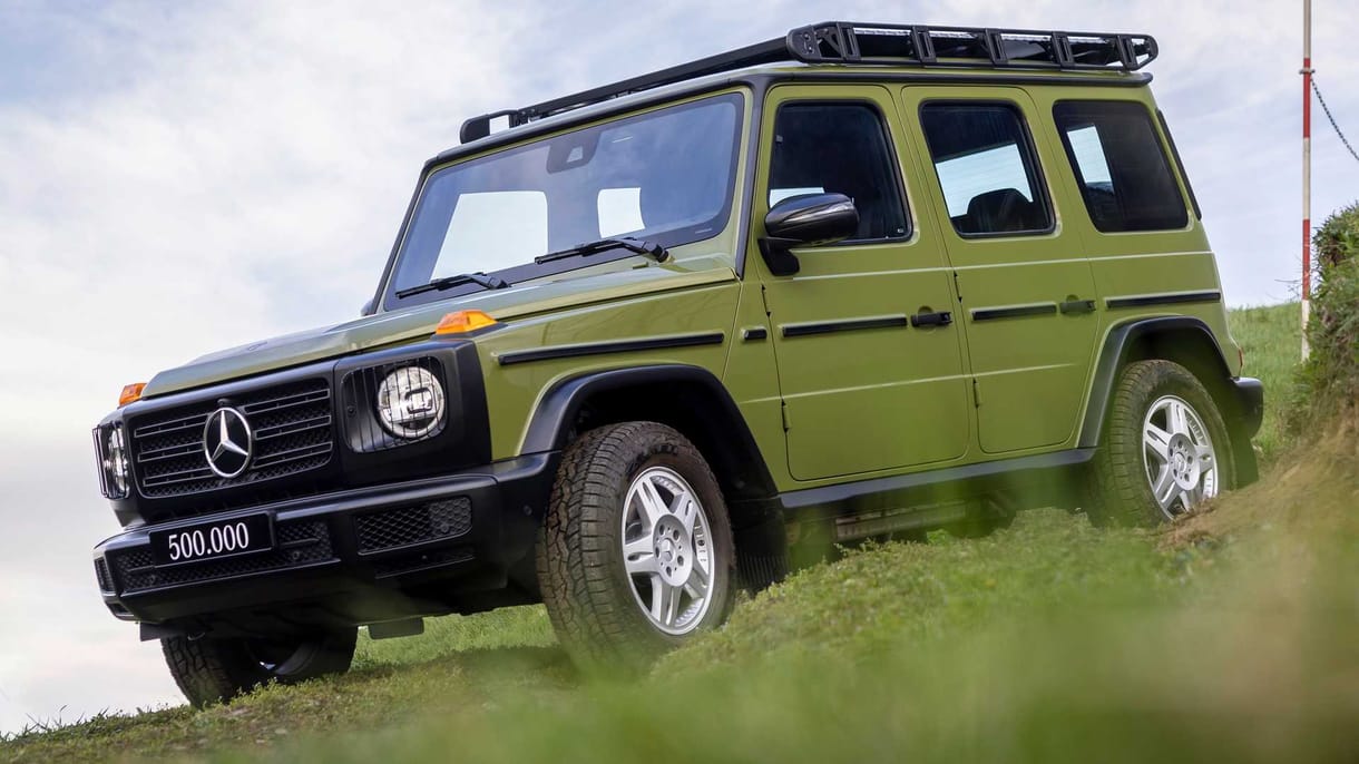 Retrodizájnnal ünnepel a félmilliomodik Mercedes G-osztályú terepjáró