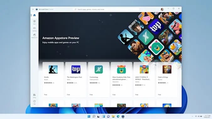 Jönnek az androidos alkalmazások a Windows 11-be, már használni is lehet őket