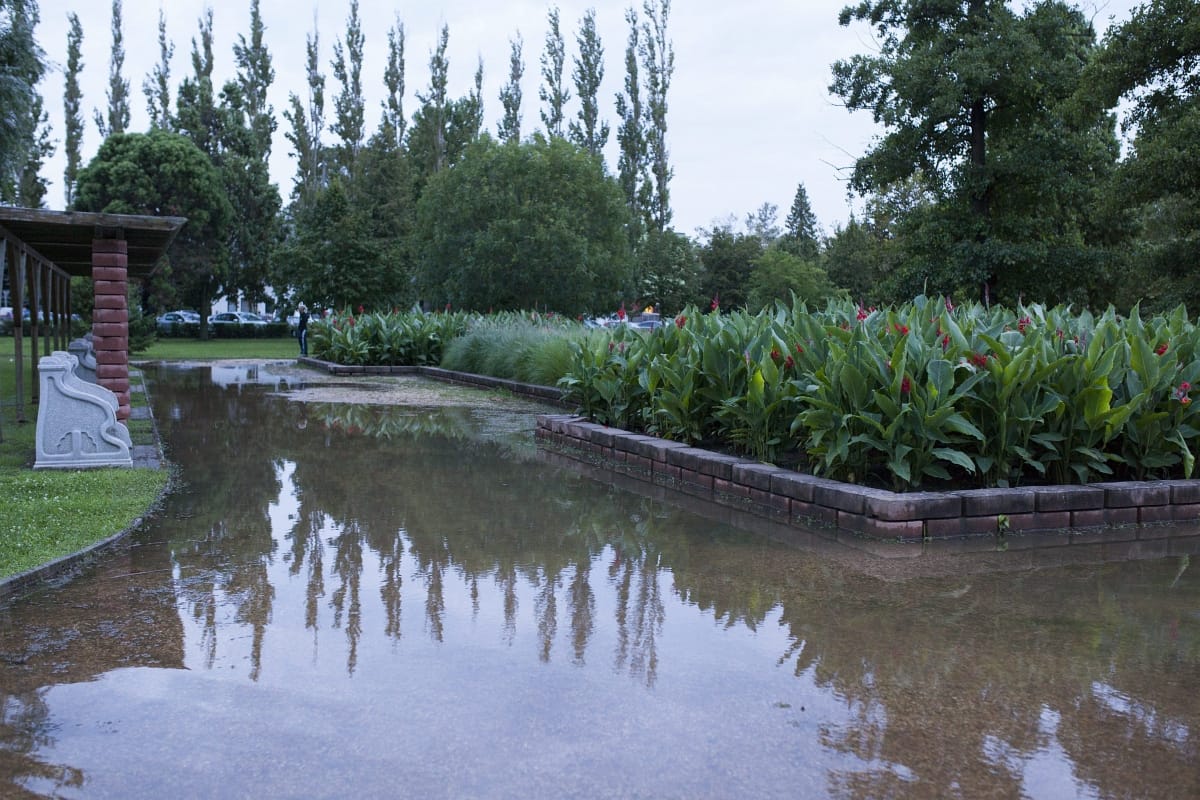 Özönvízfotók: Két Balaton volt tegnap Lellén