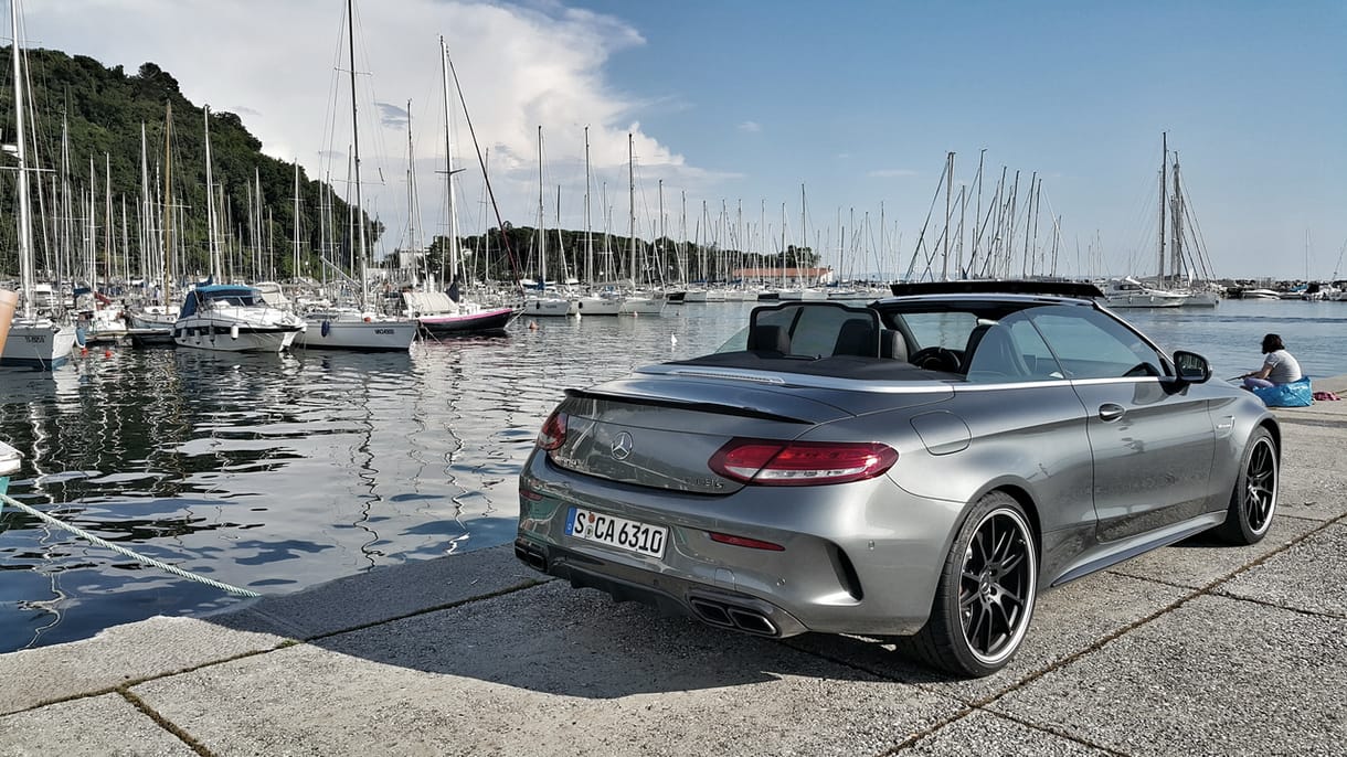 Mercedes C-osztály kabrió menetpróba: napsütésre hangolva