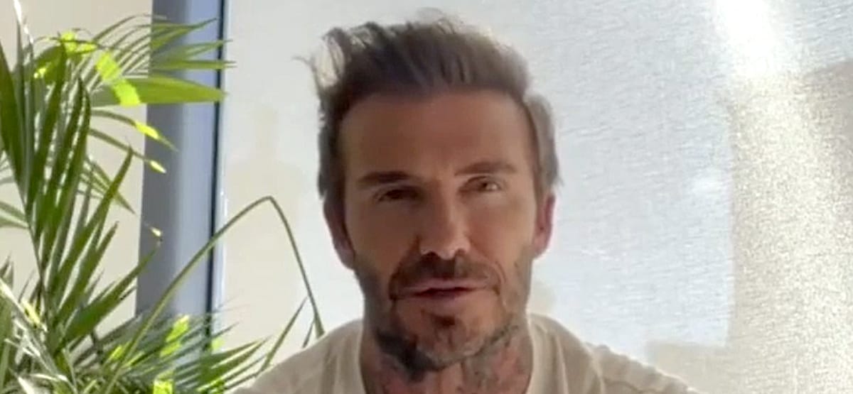 David Beckham átadta 71 milliós Instagram-oldalát egy harkivi szülészorvosnak