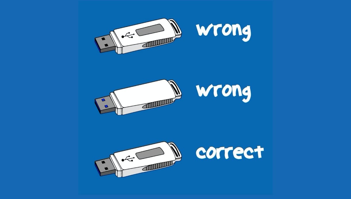 Lifehack: így dughatja be elsőre jól az USB-csatlakozós kábelt