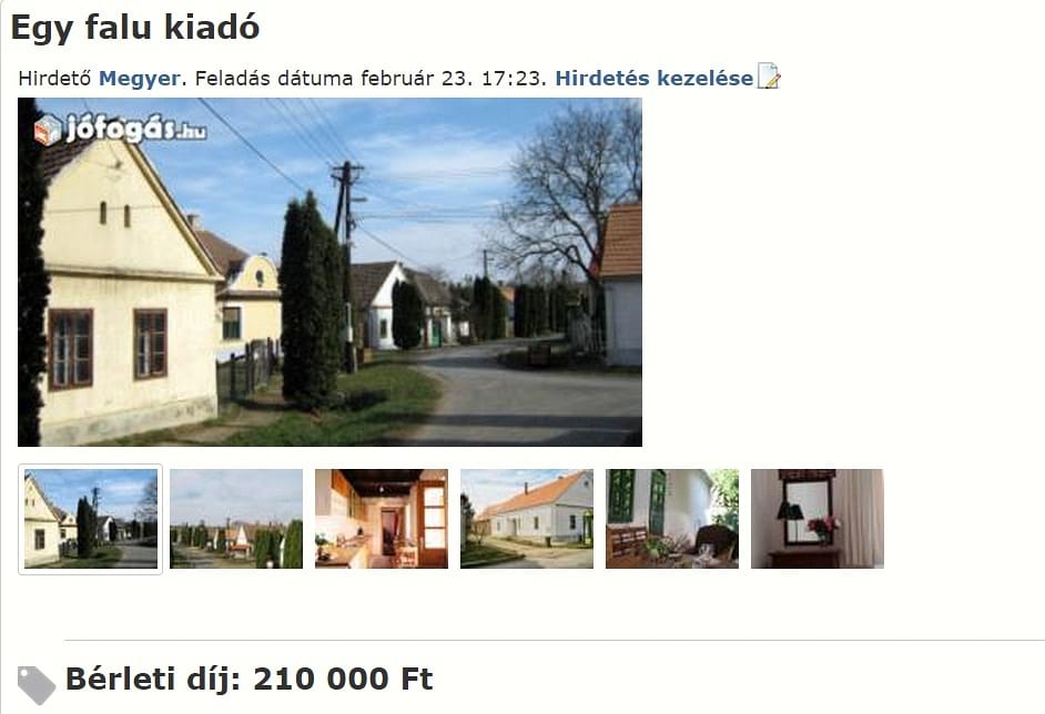 Rengetegen jelentkeztek a kiadó faluért