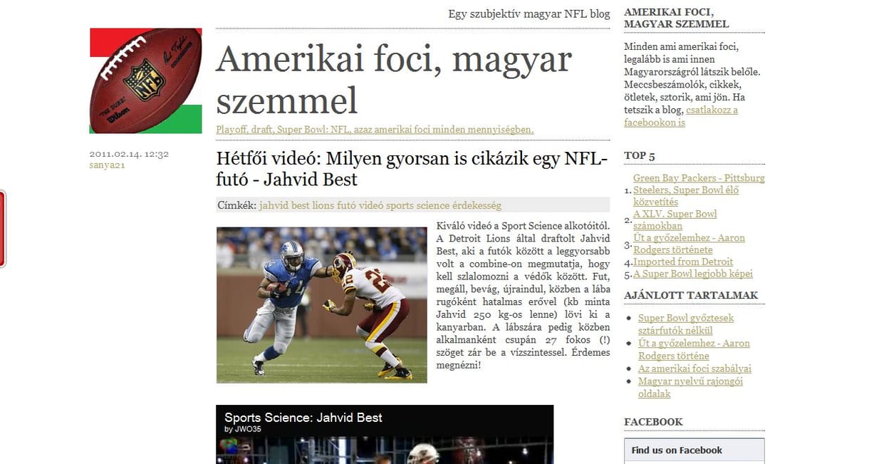 Mennyire gyors egy NFL-futó?