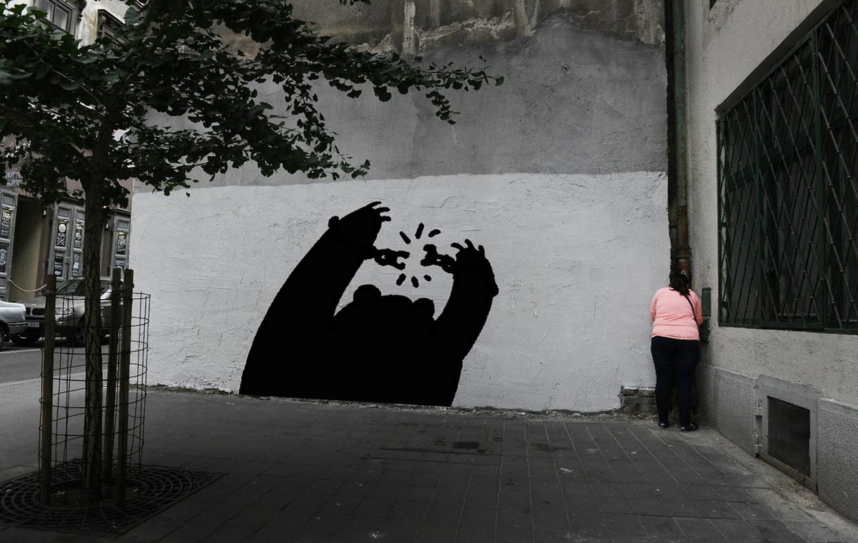 Meghirdettük az (ál)Banksy-versenyet – önnek melyik mű tetszik leginkább? Szavazzon!