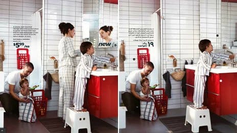 Kiretusálta a nőket az IKEA - fotó