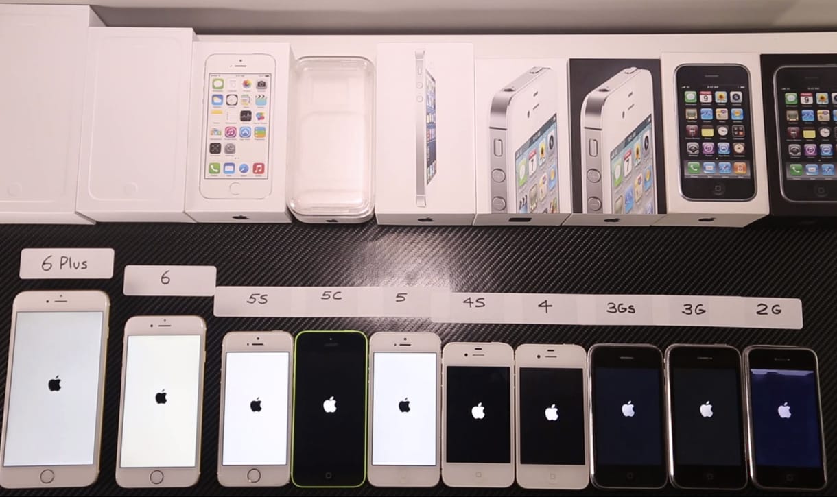 Összehasonlító videón az eddig megjelent 10 iPhone