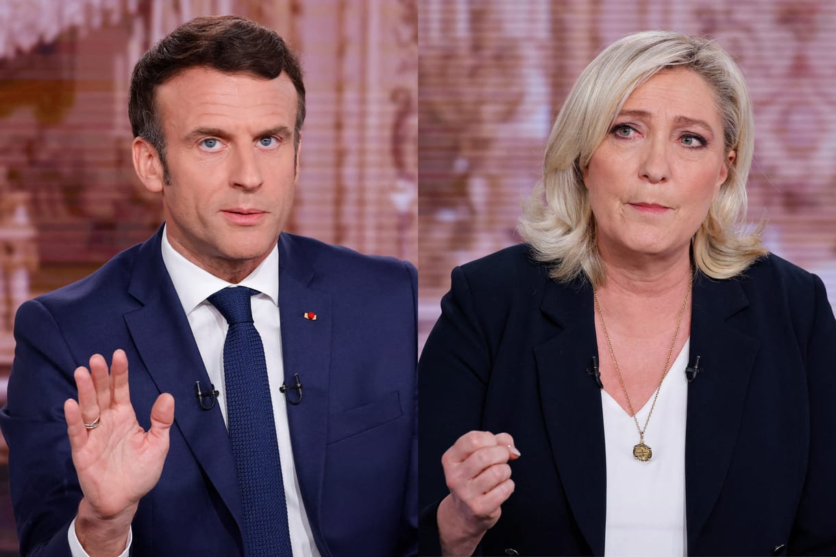 Macron azzal vádolta meg Le Pent, hogy az orosz hatalomtól függ