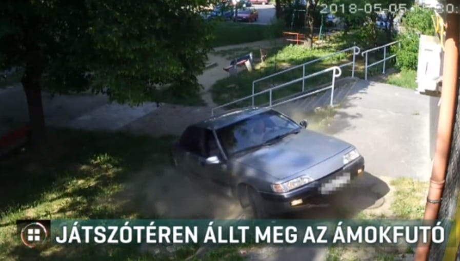 Játszótéren állt meg egy részeg drogos sofőr autója Ózdon