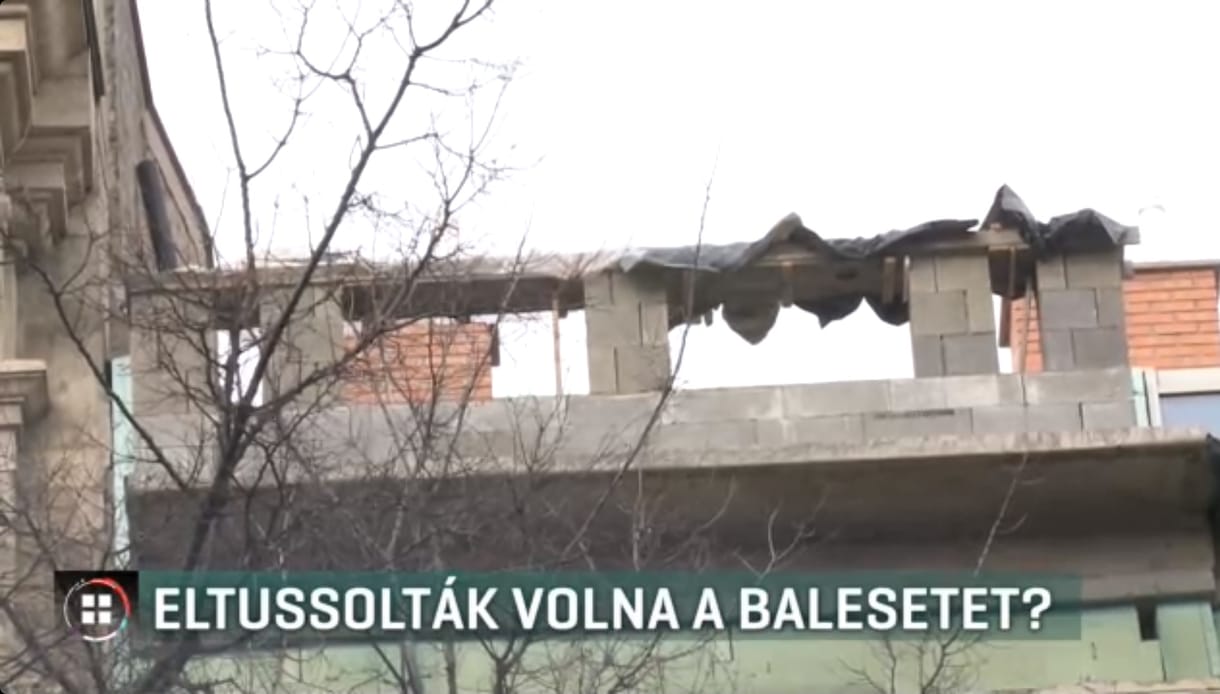 El akarhattak tussolni egy munkahelyi balesetet egy budapesti építkezésen