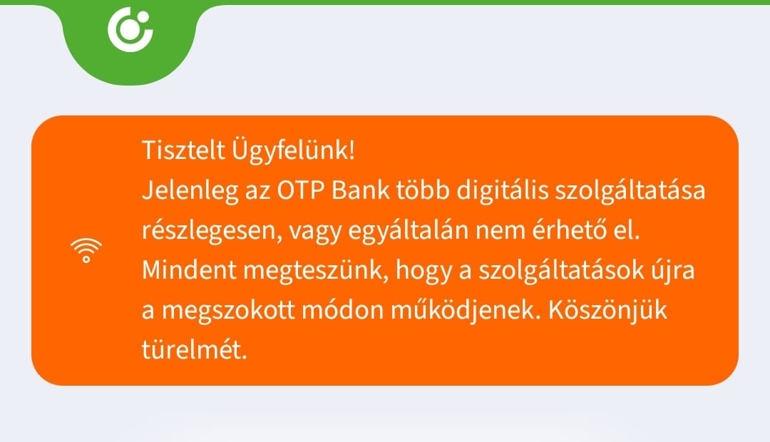 Túlterheléses támadás miatt halt le reggel az OTP netbankja