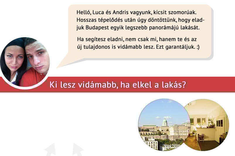 Facebookos nyereményjátékkal árulja lakását egy magyar pár