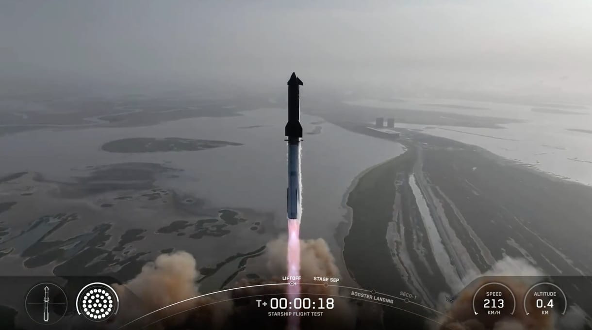 Felrobbant és az Indiai-óceánba hullott a SpaceX Starship űrhajója – videó