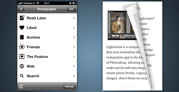 Megújult az Instapaper iOS verziója!