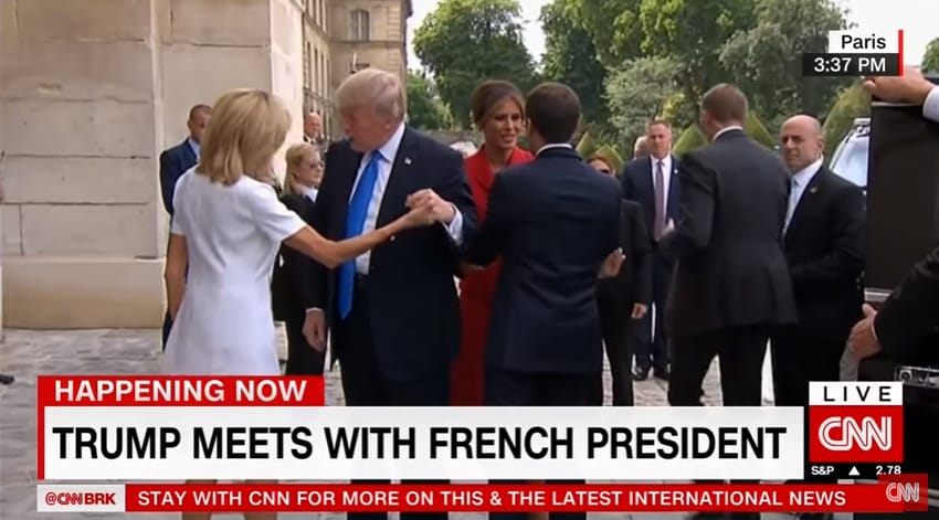 Videó: Egy újabb Trump-kézfogásról beszél a világ
