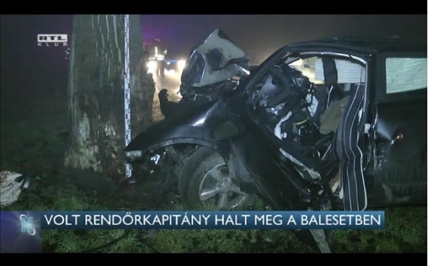 Szeged volt rendőrkapitánya halt meg a hétfő esti autóbalesetben