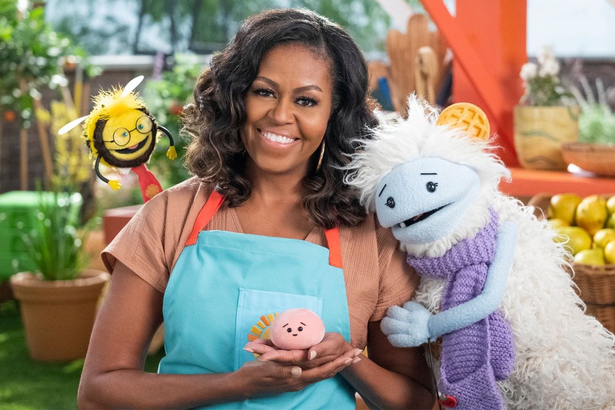 Michelle Obama bábokkal fog főzni a Netflix új sorozatában