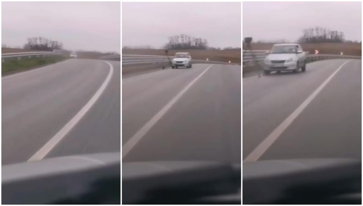 Traffipaxozni szinte bárhol lehet, ezt igazolja ez a videó